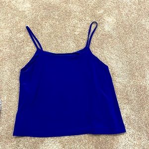 Cheryl Kids Creations blue Cami top 85% Nylon, 15% Lycra